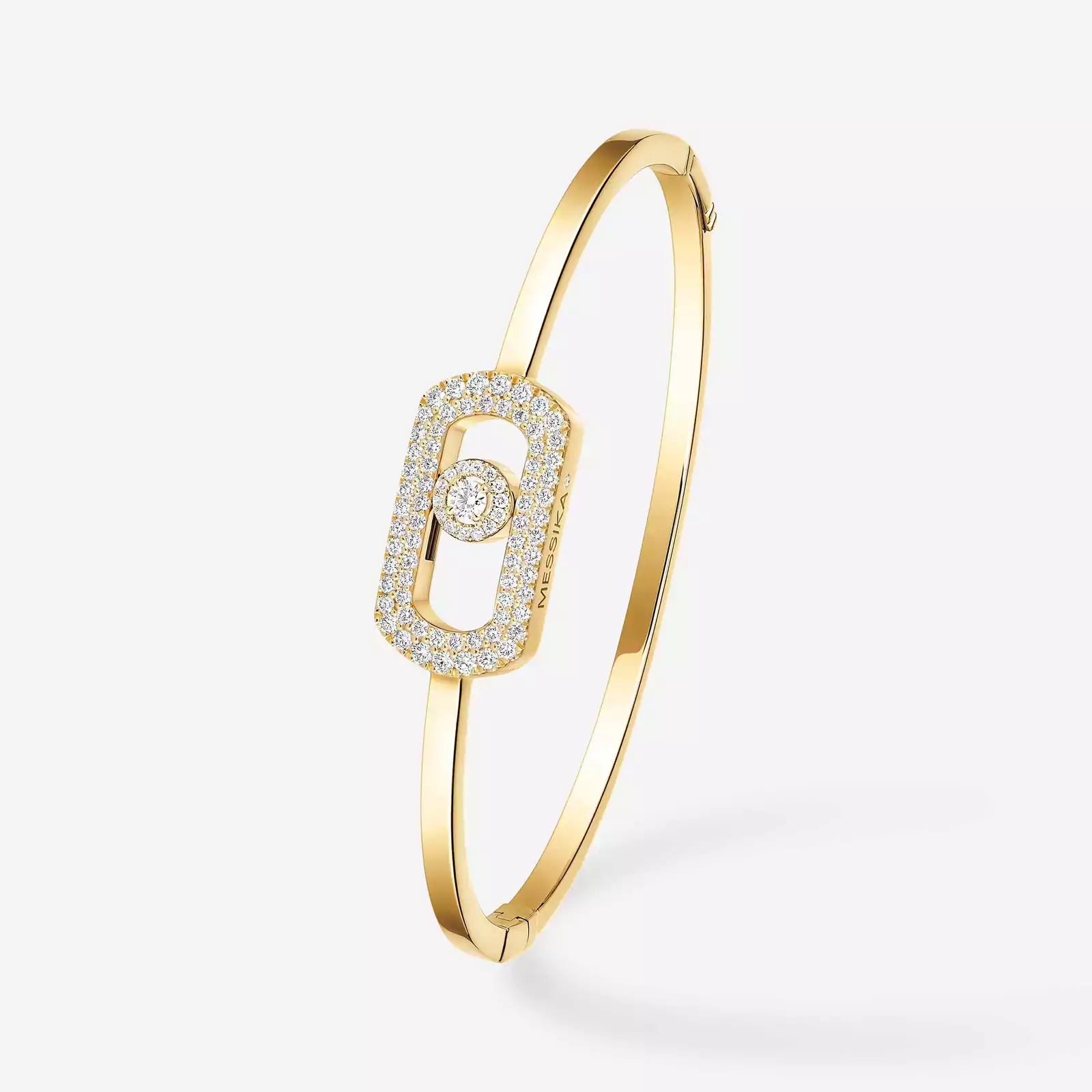 Messika - So Move Pavé Bangle - Ref.: 13428-YG - Size: M