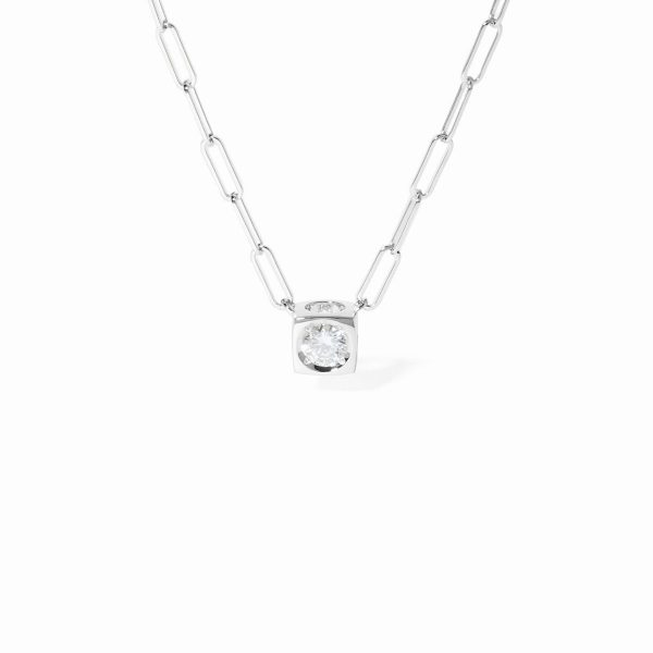 dinh van - Collar Le Cube Diamant modelo grande - Ref.: 608213