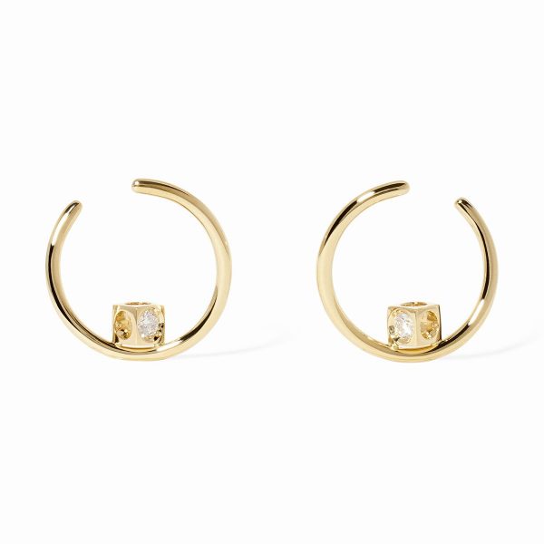 dinh van - Hoops Le Cube Diamant - Ref.: 808811