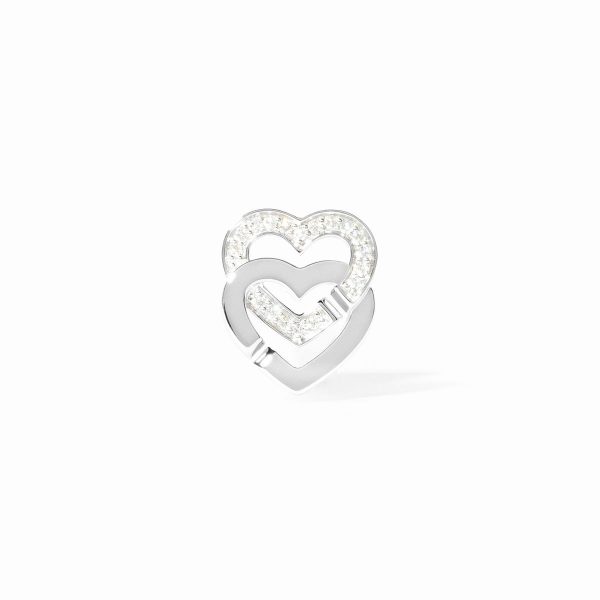 dinh van - Double Cœurs R10 single earring - Ref.: 845212U