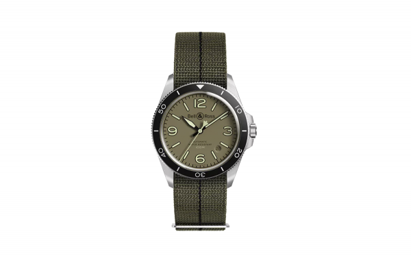 Bell & Ross - BR V2-92 military green - Ref.: BRV292-MKA-ST/SF