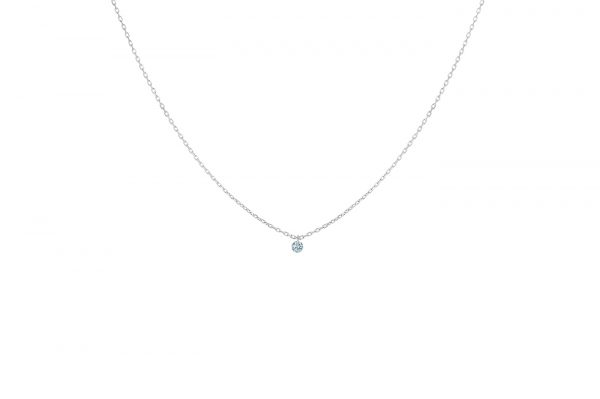 La Brune & La Blonde - Necklace 360° Diamond Solitaire - Ref.: PE0020WGDI