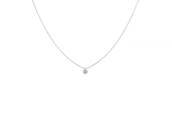 La Brune & La Blonde - Necklace 360° Diamond Solitaire - Ref.: PE0002WGDI