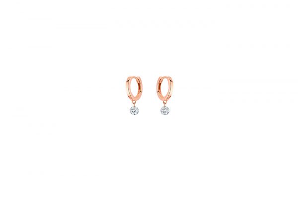 La Brune & La Blonde - Mini Creole Earrings 360° - Ref.: EA0034PGDI