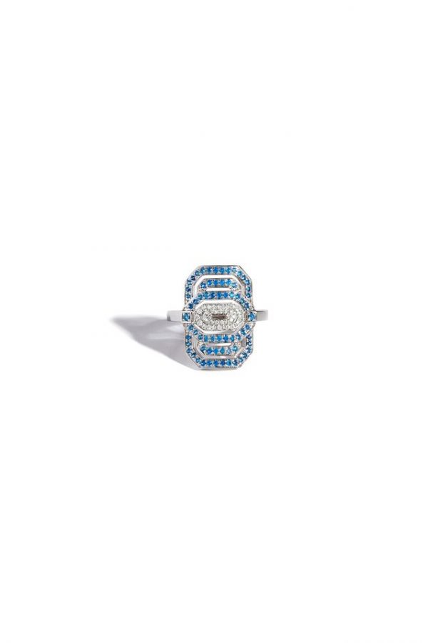 Anillo My Way Topacio azul - Ref.: FSJ374