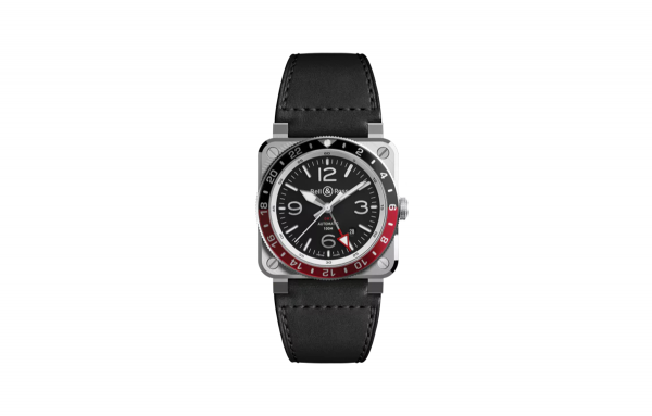 Bell & Ross - BR-03 GMT Black - Ref.: BR0393-BL-ST/SCA