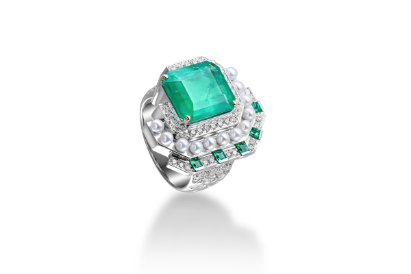 MAYIANA - MY Geometry ring - Ref.: GEO.R54.WG.E - Size: 54