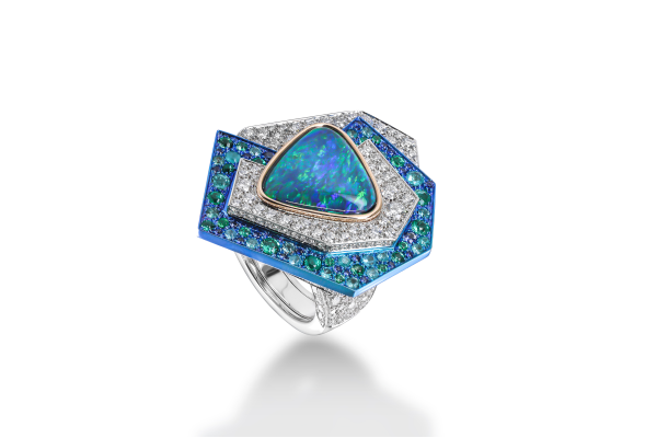 MAYIANA - MY Geometry ring Opal - Ref.: GEO.R55.T.OP - Size: 55