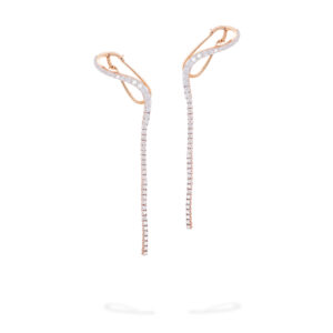 MARIE MAS – Aurora Earrings – rose gold & diamonds- 2