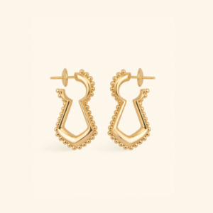 Rouvenat - Pendientes Unlock, modelo grande, oro amarillo - Ref.: IN3_4_J_J_00_NS
