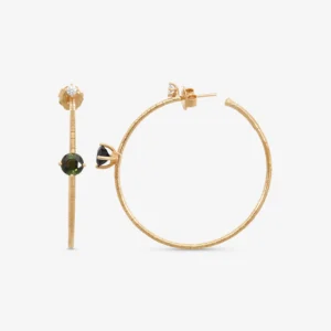 Mattia Cielo - Pendientes Rugiada - Ref.: LJWR338-P - Tamaño Mediano