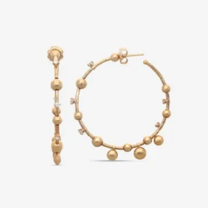 Mattia Cielo - Pendientes Rugiada - Ref.: LJWR326-P - Tamaño Mediano