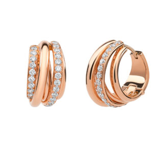 De Grisogono - Pendientes Mini Allegra Oro Rosa y Diamantes