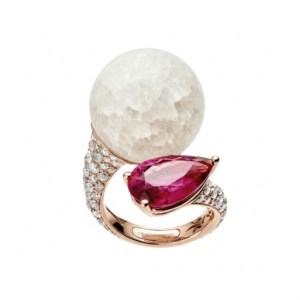 De Grisogono - Anillo Boule Frozen Quartz - Ref.: 52112/49 - Talla: 52