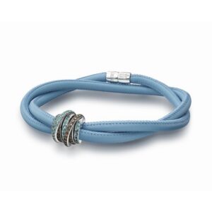 De Grisogono - Pulsera Allegra Mix Material , Paraiba, Oro Blanco y Diamantes Brown