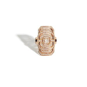 Anillo My Way - Oro Rosa y Diamantes - Ref.: FSJ180 - Talla: 55