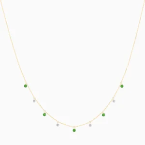 La Brune & La Blonde - COLLAR RIVIÈRE TSAVORITA