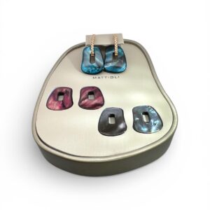 Mattioli - Kit Pendientes Mattioli Puzzle 3 Colores Tamaño grande - Ref.: MOR054R059