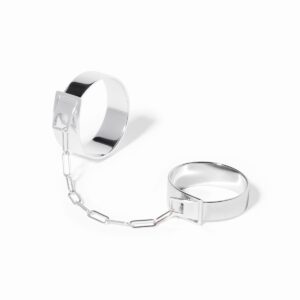 dinh van - Bague Double (Anillo Doble) de plata dinh van x rabanne - Talla: M