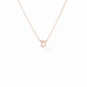 dinh van - Collar Le Cube Diamant modelo pequeño