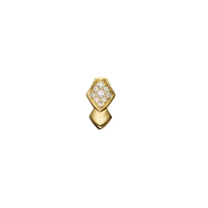 Akillis - Mono Pendiente Python con diamantes Oro Amarillo - Ref.: EPY0024