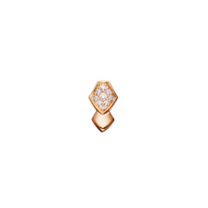 Akillis - Mono Pendiente Python con diamantes Oro Rosa - Ref.: EPY0023