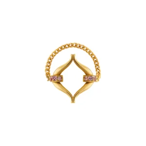 MAZARIN - Anillo Eboris Link Pavé Rosa