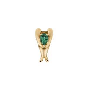 MAZARIN - Pendiente Eboris Esmeralda Earclip