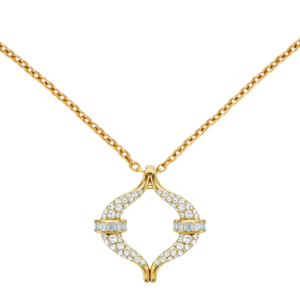 MAZARIN - Colgante MAXI LINK PAVÉ
