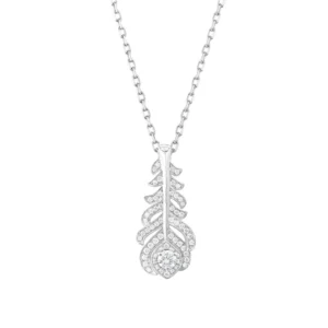 Boucheron - Colgante Pluma de Pavo Real - Ref.: JPN00717